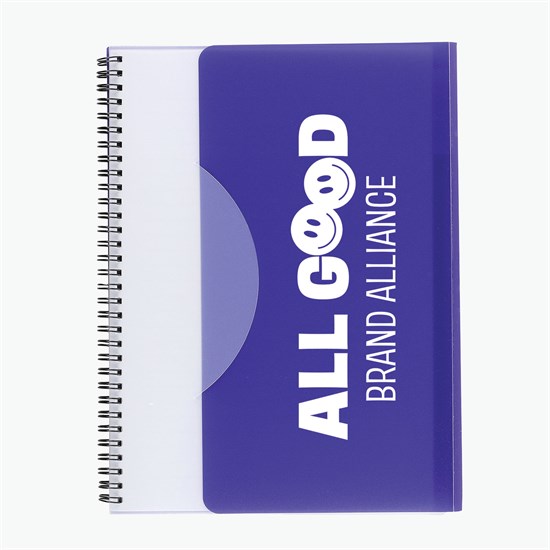 Tuck-In Standard Spiral Notebook - 1 Color Imprint