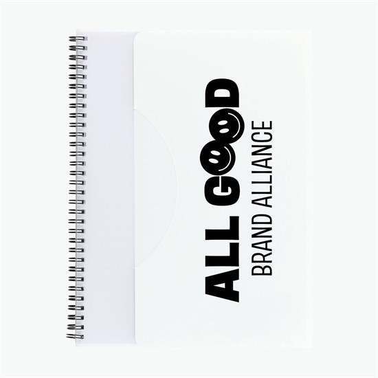 Tuck-In Standard Spiral Notebook - 1 Color Imprint