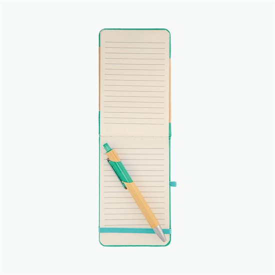 Bamboo Look Jotter & Pen - 24-Hour Production