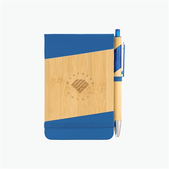 Bamboo Look Jotter & Pen - 24-Hour Production