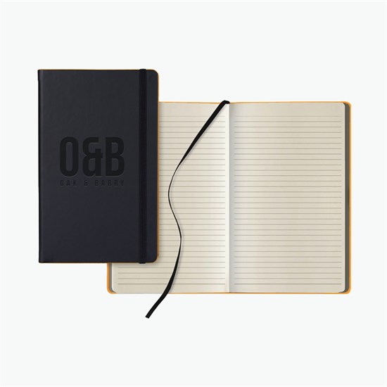 Castelli Black Color-Edge Medium Journal