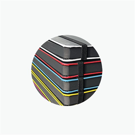 Castelli Black Color-Edge Medium Journal