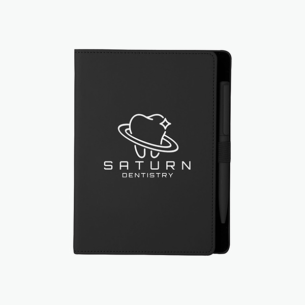 Soft Touch Notebook with Pen - Clearance