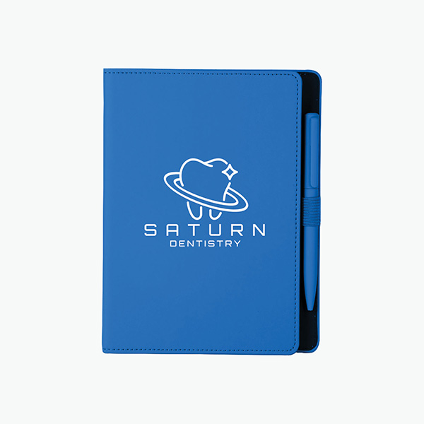 Soft Touch Notebook with Pen - Clearance