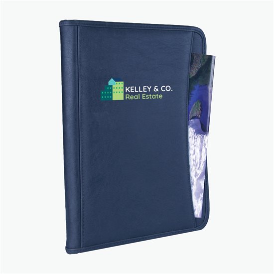 DuraHyde Zippered Padfolio - Full Color