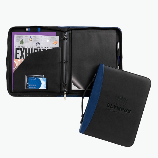 Conference Ring Folio - Debossed - 24-Hour Production
