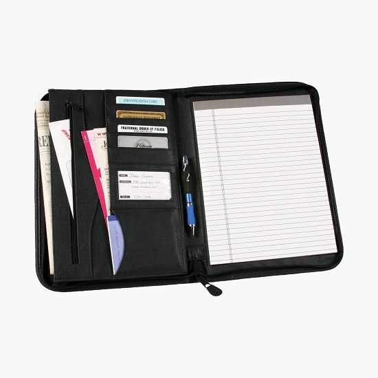 Deluxe Executive Padfolio - Debossed