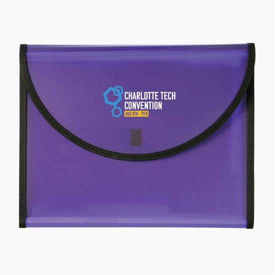 Expandable Conference Folder - Multi-Color Imprint