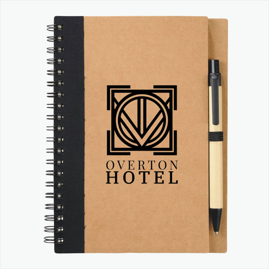 The Eco Spiral Notebook & Pen - 24-Hour Production