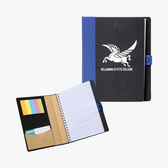 Eco Notebook with Colored Flags 5 x 7