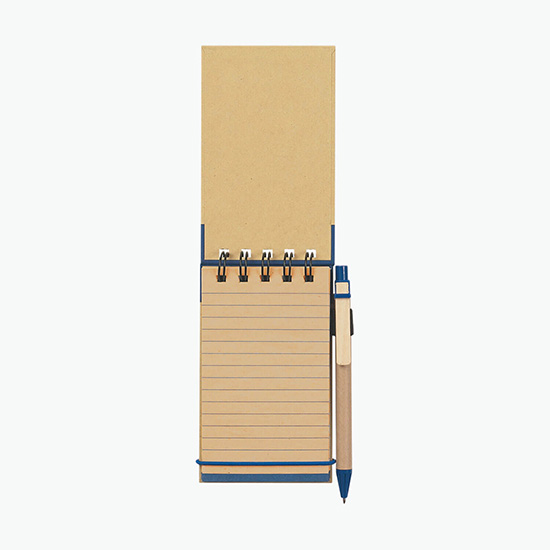 Natural Kraft Jotter with Pen - 24-Hour Production