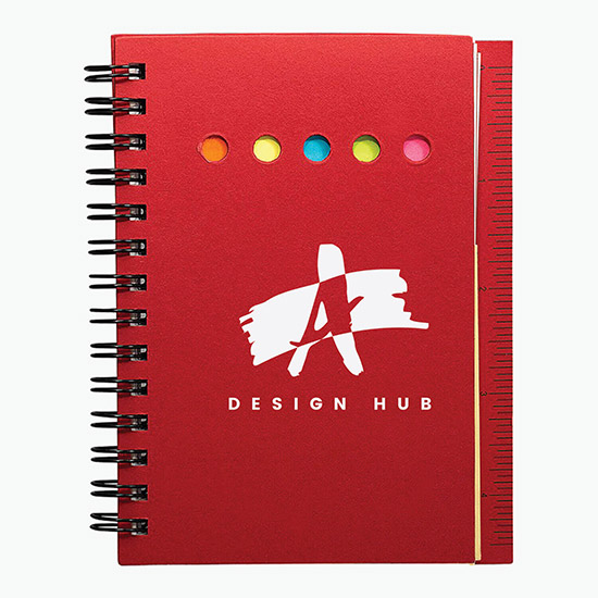 Eco Mini-Sticky Book with Ruler