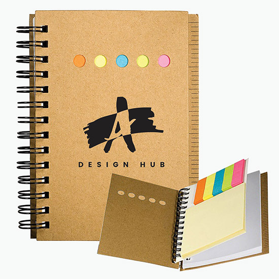 Eco Mini-Sticky Book with Ruler