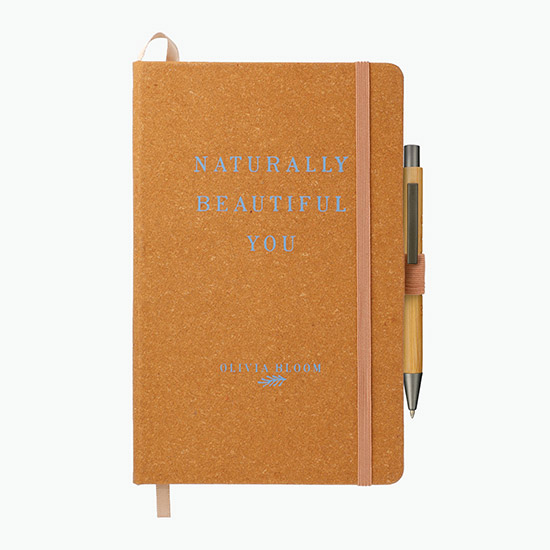 5 1/2 x 8 1/2 Recycled Leather JournalBook®