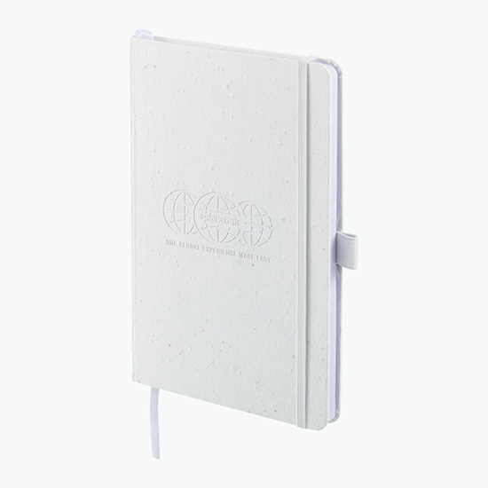 FSC Recycled Seed Paper Bound JournalBook - 5.5 x 8.5 - 24-Hour Production
