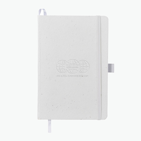 FSC Recycled Seed Paper Bound JournalBook 5.5 x 8.5, WPE23009