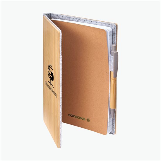 Grove Refillable Bamboo Notebook and Pen - 24-Hour Production