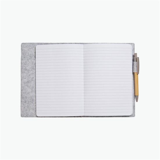 Grove Refillable Bamboo Notebook and Pen - Engraved - 24-Hour Production