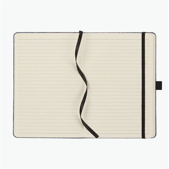 Recycled Felt 8 x 5.5 Bound Notebook - Full Color