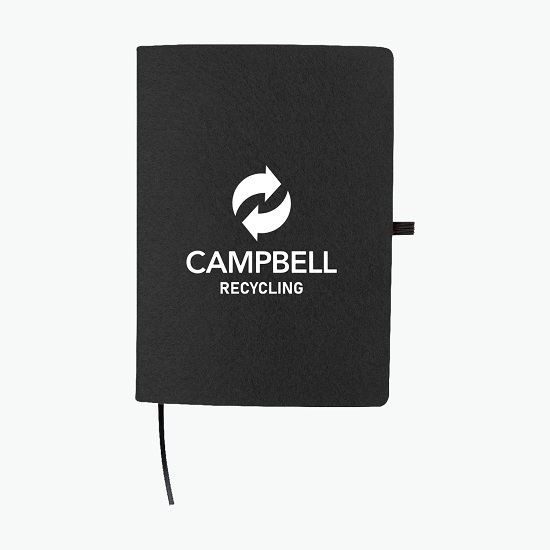 Book Club Recycled Felt Notebook - Clearance