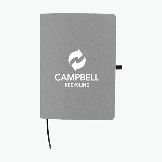 Book Club Recycled Felt Notebook - Clearance