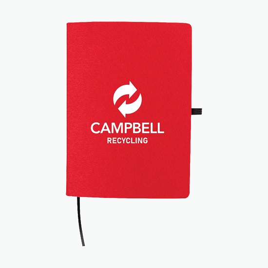 Book Club Recycled Felt Notebook - Clearance