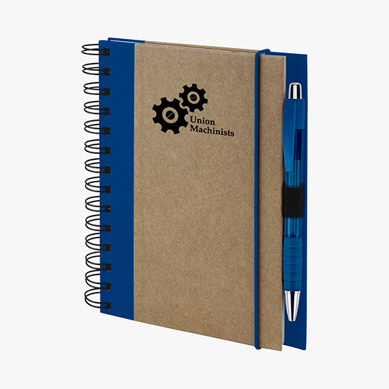 Recycled Notebook with Matching Pen