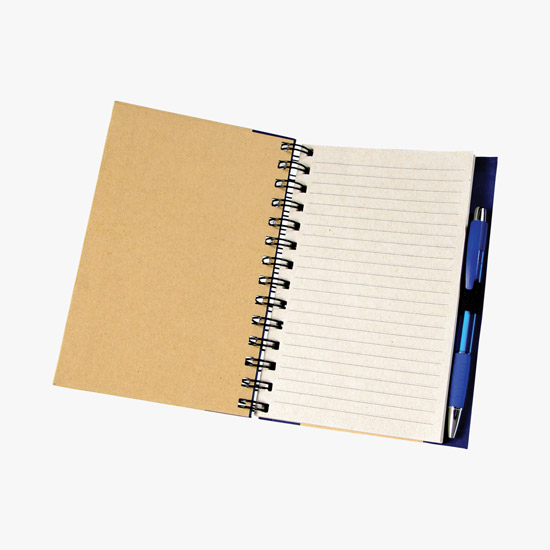 Recycled Notebook with Matching Pen
