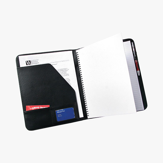 Deluxe Padfolio with Spiral Notebook