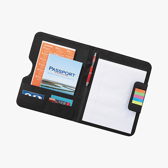 Flare Padfolio w/Sticky Flags - 24-Hour Production