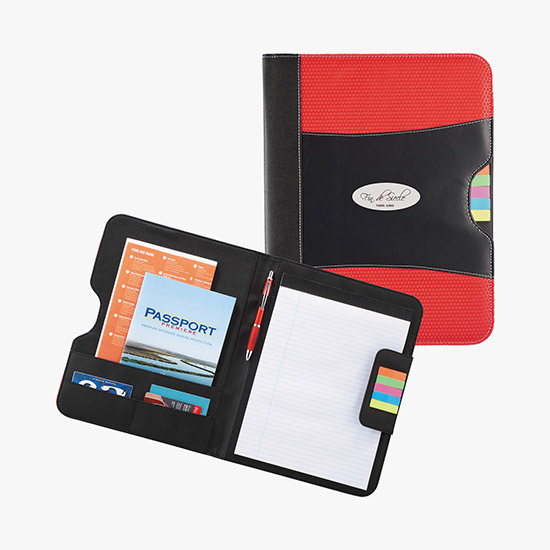 Flare Padfolio w/Sticky Flags - 24-Hour Production