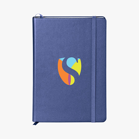 NeoSkin® Satin Metallic Hard Cover Journal - Full Color