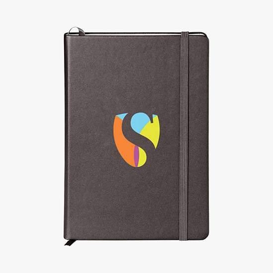 NeoSkin® Satin Metallic Hard Cover Journal - Full Color