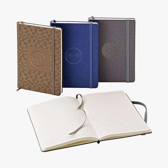 NeoSkin® Satin Metallic Hard Cover Journal