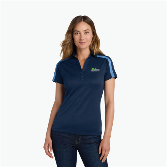 Silk Touch Performance Colorblock Stripe Polo - Women's