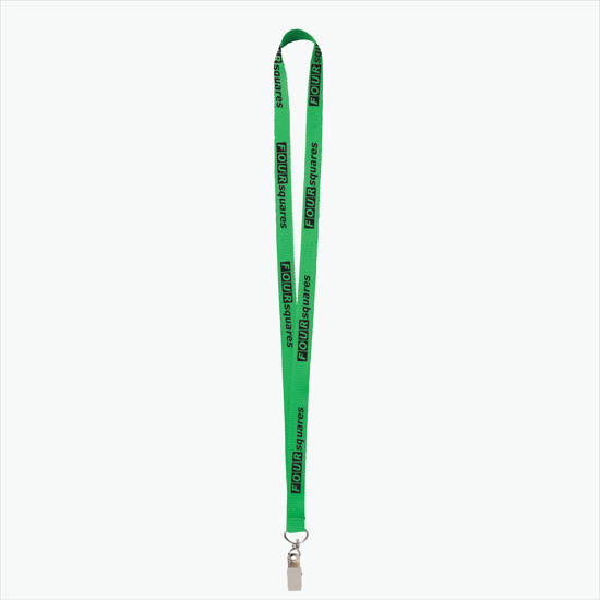 Plan Ahead & Save 5/8 Polyester Lanyard - Swivel Bulldog Clip