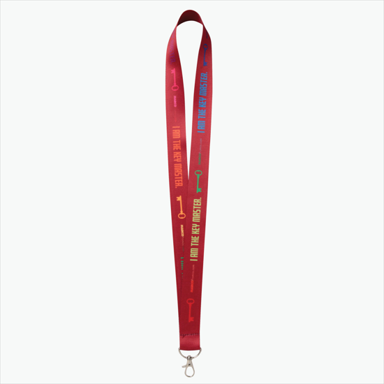 Plan Ahead & Save - 1 Economy Poly-Dye Full-Color Printed Lanyard w/Lobster Claw