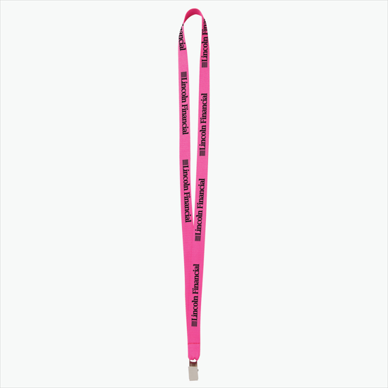 Plan Ahead & Save 5/8 Polyester Lanyard - Non-Swivel Bulldog Clip
