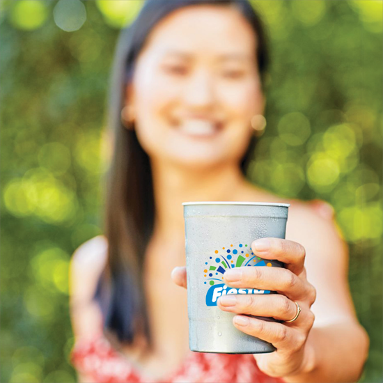 16 oz Recyclable Steel Chill Cup - Full Color