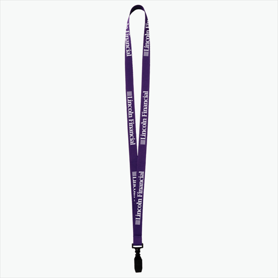 Plan Ahead & Save 5/8 Polyester Lanyard - Plastic Bulldog Clip