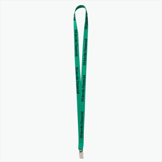 Plan Ahead & Save 5/8 Polyester Lanyard - Non-Swivel Bulldog Clip