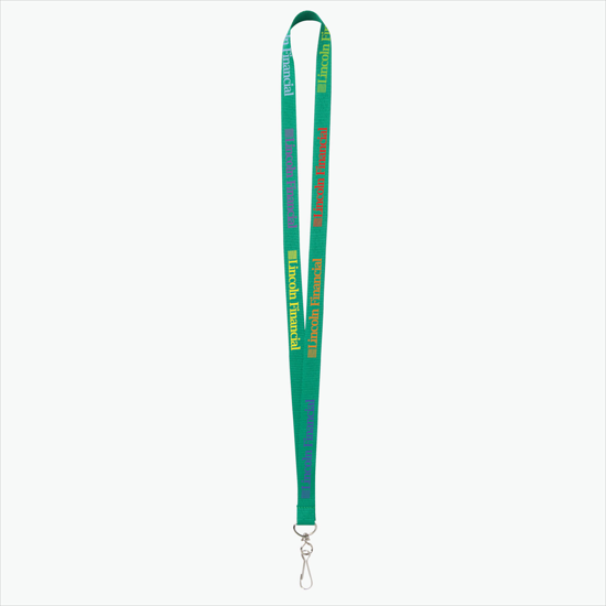 Plan Ahead & Save - 5/8 Economy Poly-Dye Full-Color Printed Lanyard w/J-Hook
