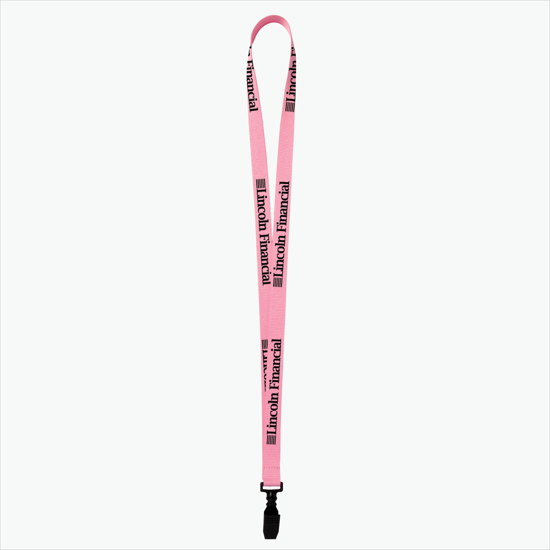 Plan Ahead & Save 5/8 Polyester Lanyard - Plastic Bulldog Clip