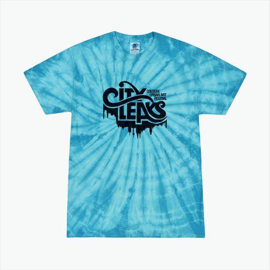 Tie Dyed Cotton Tee Adult - Spider