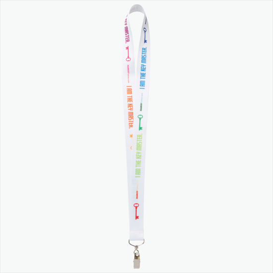 Plan Ahead & Save - 1 Economy Poly-Dye Full-Color Printed Lanyard w/Swivel Bulldog Clip