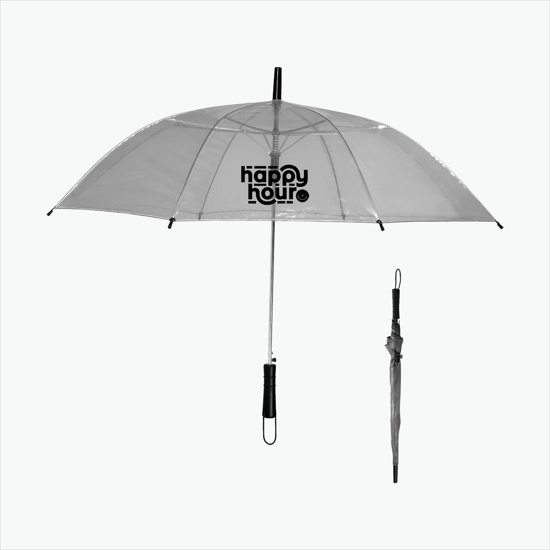 46 Inch Arc Clear Umbrella - 24-Hour Production