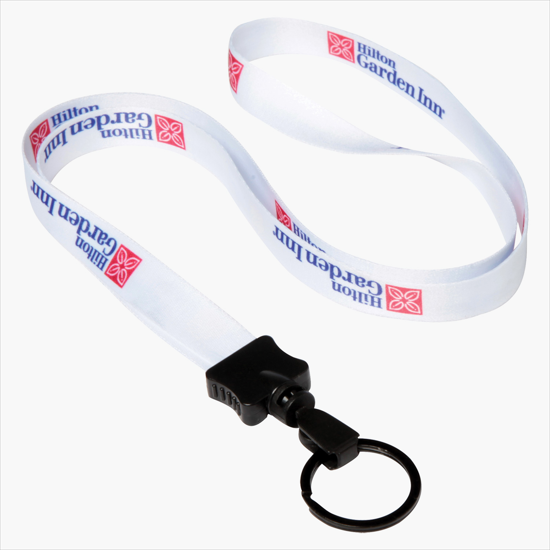 1/2 Full Color Lanyard w/Split Ring