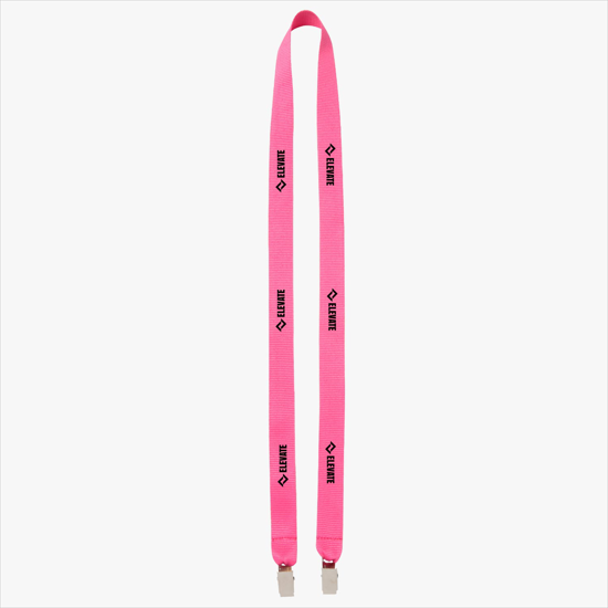 Plan Ahead & Save 3/4 Double-End Polyester Lanyard w/Double Non-Swivel Bulldog Clip