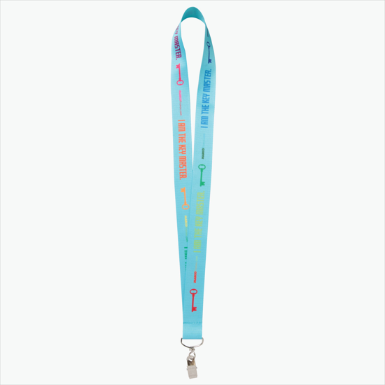 Plan Ahead & Save - 1 Economy Poly-Dye Full-Color Printed Lanyard w/Swivel Bulldog Clip
