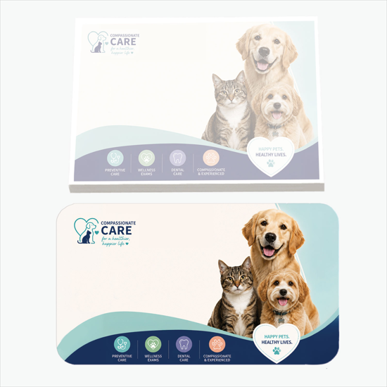 3 x 4 Souvenir® StickyNote Pad - 25 Sheets Plus BOGO Business Card Magnets